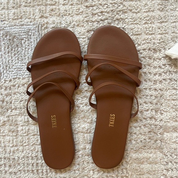 TKEES Women's Brown Sandals size 40 / 9 - Picture 2 of 6